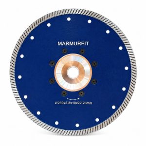 Disc diamantat turbo profesional MARMURFIT Ø230 mm – Tăiere precisă pentru marmură, granit și piatră naturală