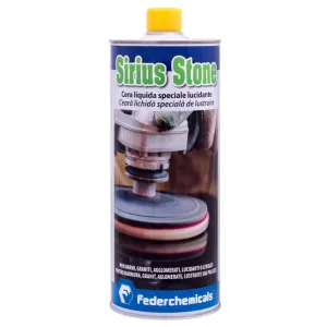 Flacon Sirius Stone de 1 litru, ceară lichidă pentru lustruirea pietrei naturale